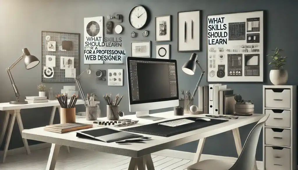 What skills should learn for a professional web designer?