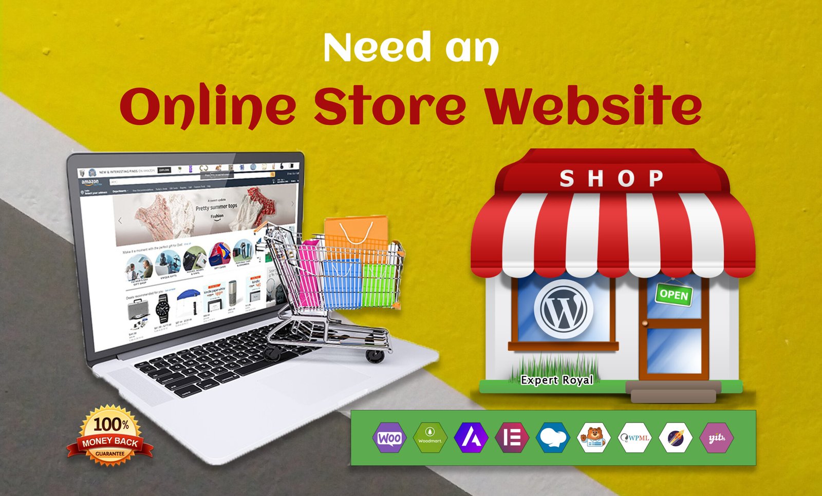 Build a Custom WordPress WooCommerce E-commerce Online Store Website