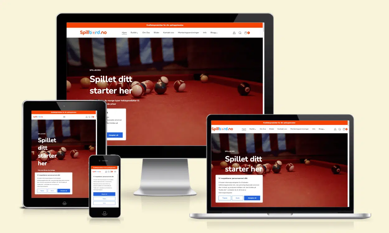 spillbord.no